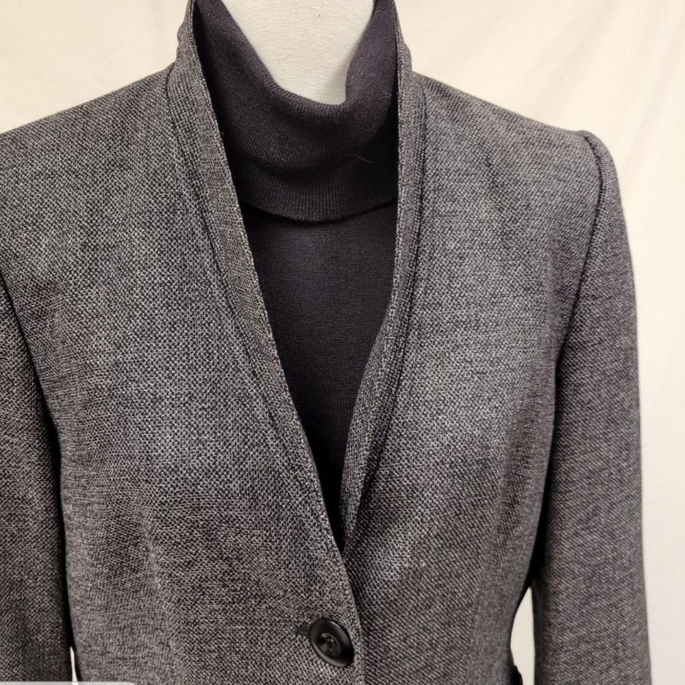 Santorelli Fully Lined Gray Double Button Pantsuit - image 4